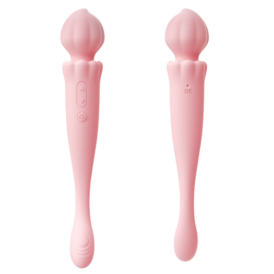 Low Light Candle Peach Big Head AV Vibrator